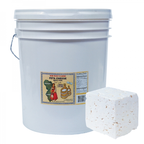DOMESTIC FETA CHEESE COW&#039;S MILK, IN BRINE