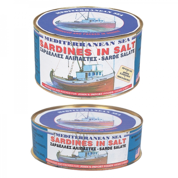 SARDINES IN SALT, GREEK